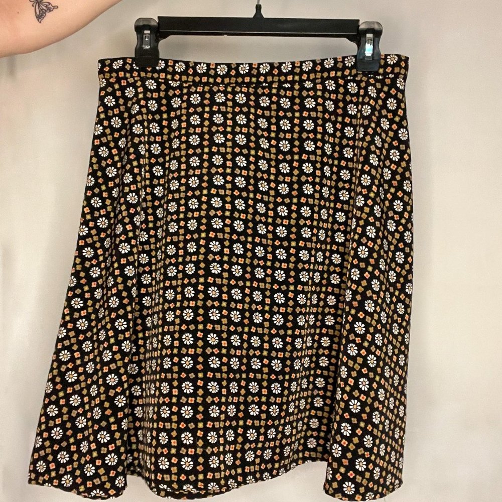Vintage Maggie Lawrence daisy skirt (14)